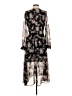 Cotton Candy Floral Black Cocktail Dress Size S - photo 2