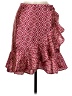 Sachin + Babi 100% Polyester Argyle Red Casual Skirt Size 6 - photo 1