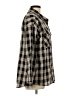 BKE Checkered-gingham Brown Long Sleeve Button-Down Shirt Size L - photo 4