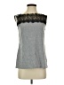 CAbi 100% Nylon Gray Sleeveless Top Size S - photo 1
