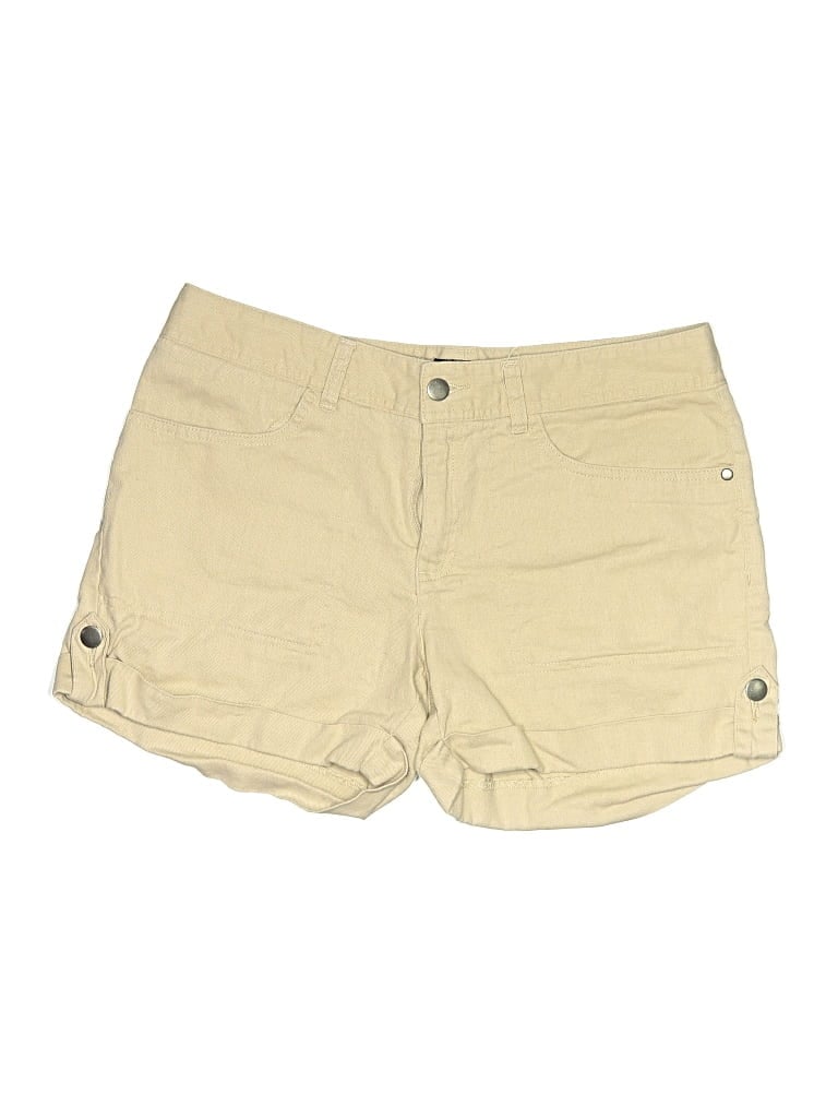 Pre-owned Daisy Fuentes Khaki Shorts In Tan