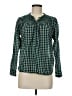 J.Crew 100% Cotton Green Long Sleeve Blouse Size 6 - photo 1