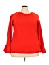 Park Avenue Red Long Sleeve Blouse Size 3X - photo 1