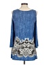Coco Bianco Blue 3/4 Sleeve Top Size M - photo 2