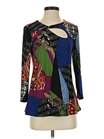 Attitudes by Renee Long Sleeve Blouse (view 1)