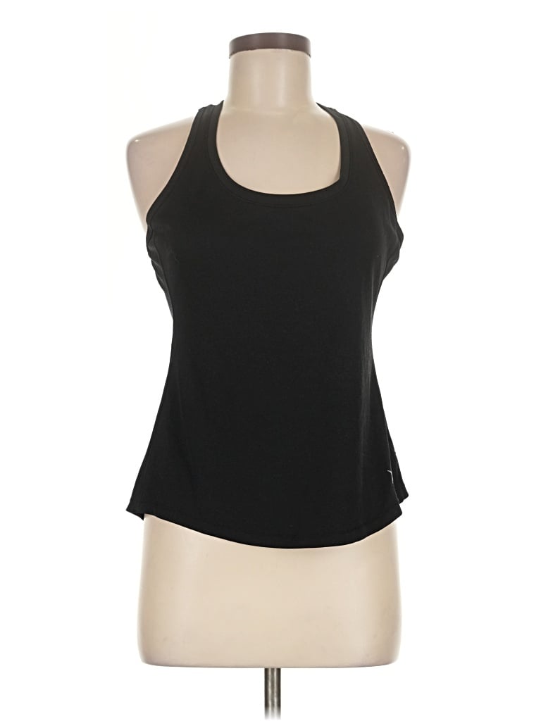 Pre-owned Active By Old Navy Tank Top Black Halter Neckline Tops