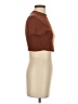 Shein Brown Short Sleeve Top Size 4 - photo 4