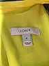 J.Crew 100% Silk Yellow Short Sleeve Silk Top Size 4 - photo 7