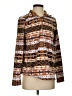 Lands' End 100% Polyester Print Brown Jacket Size S - photo 1