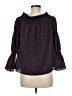 MICHAEL Michael Kors Blue 3/4 Sleeve Blouse Size M - photo 2