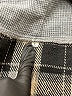 Unbranded 100% Polyester Plaid Gray Fleece Size L - photo 6