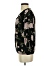 Soho Floral Black 3/4 Sleeve Blouse Size S - photo 5