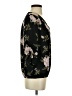 Soho Floral Black 3/4 Sleeve Blouse Size S - photo 4