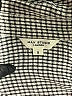 Max Studio Houndstooth Gray 3/4 Sleeve Button-Down Shirt Size S - photo 7