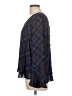 LC Lauren Conrad 100% Polyester Blue Long Sleeve Blouse Size L - photo 5