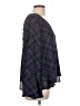 LC Lauren Conrad 100% Polyester Blue Long Sleeve Blouse Size L - photo 4