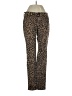 a.n.a. A New Approach Animal Print Gold Jeans Size 2 - photo 1