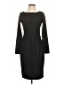 Max Mara Solid Black Gray Cocktail Dress Size 2 - photo 1