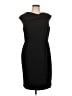 Calvin Klein Solid Black Cocktail Dress Size 12 (estimated) - photo 1