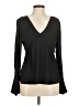 Banana Republic 100% Polyester Black Long Sleeve Blouse Size M - photo 1