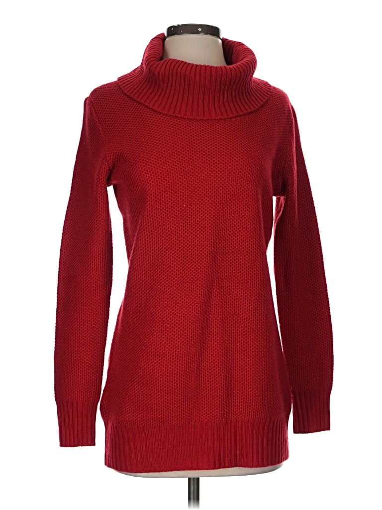 Pre-owned Apt. 9 Turtleneck Sweater In Red
