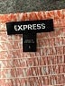 Express 100% Rayon Orange Cocktail Dress Size S - photo 7