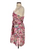 Shein 100% Polyester Floral Pink Cocktail Dress Size 1 (estimated) - photo 5