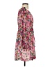 Shein 100% Polyester Floral Pink Cocktail Dress Size 1 (estimated) - photo 4