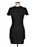 Shein Solid Black Casual Dress Size L - photo 1