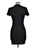 Shein Solid Black Casual Dress Size L - photo 2