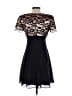 Donna Ricco 100% Polyester Black Cocktail Dress Size 2 Petite - photo 2