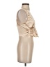 Sans Souci Gold Sleeveless Blouse Size S - photo 4