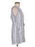Bebop 100% Rayon Stripes White Casual Dress Size M - photo 4