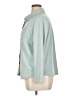 32 Degrees Solid Teal Long Sleeve Blouse Size XL - photo 5