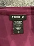 Torrid 100% Polyester Burgundy Short Sleeve Blouse Size 2X Plus (2) - photo 7