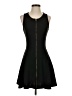 Venus Solid Black Casual Dress Size S - photo 1