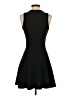 Venus Solid Black Casual Dress Size S - photo 2