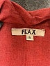 Flax 100% Linen Burgundy Coat Size 6 (S) - photo 6