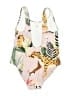 Assorted Brands Print Ivory One Piece Swimsuit Size L - photo 2