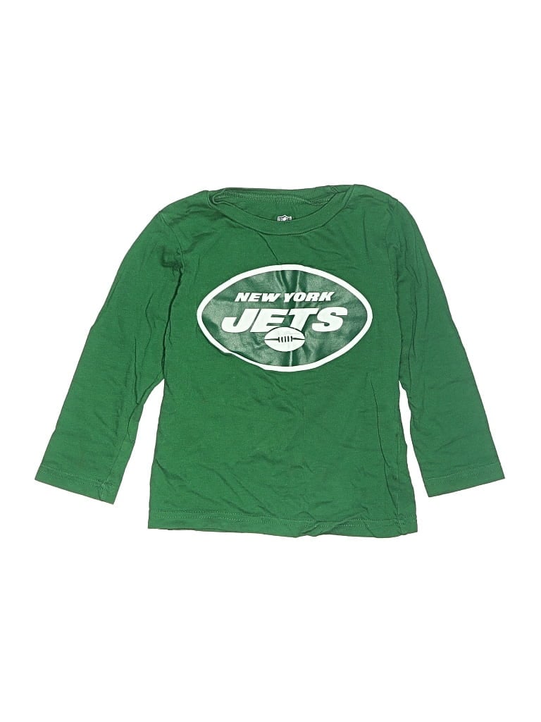 Pre-owned Nfl Kids' 3/4 Sleeve T-shirt In Green
