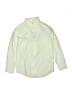 Arrow Solid Green Long Sleeve Button-Down Shirt Size 12 - photo 1