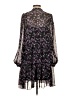 H&M 100% Polyester Black Casual Dress Size XS - photo 2