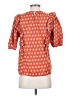 Universal Thread 100% Cotton Orange Short Sleeve Blouse Size XS - photo 2