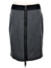 BCBGMAXAZRIA Solid Gray Casual Skirt Size M - photo 2