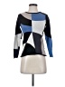 Nic + Zoe Color Block Blue Pullover Sweater Size P (petite) - photo 1