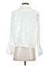 Zara White 3/4 Sleeve Button-Down Shirt Size S - photo 2