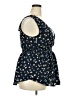 Zenobia 100% Polyester Blue Sleeveless Blouse Size 3X - photo 4