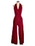 Julia Jordan Solid Burgundy Jumpsuit Size 2 - photo 1