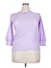 2 Hearts Purple 3/4 Sleeve Blouse Size XXL (estimated) - photo 1