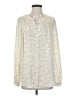 Vince. 100% Silk Ivory Long Sleeve Silk Top Size S - photo 1